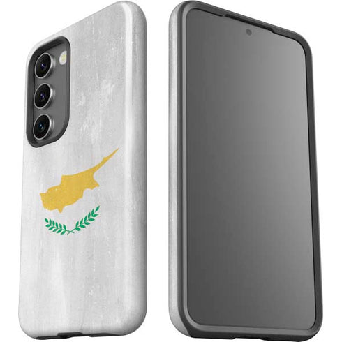 Cyprus Flag Distressed Galaxy S23 Pro Case